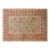 Vintage Pale Beige Background Botanic Indian Amritsar Carpet For Sale