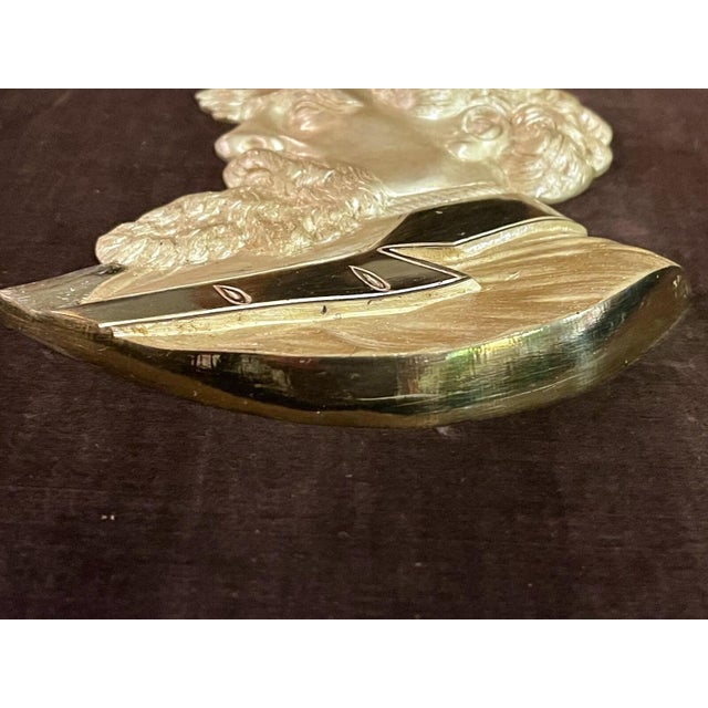 Antique Victorian 19th C. Bronze Relief Plaque Bust Charles Dickens Framed Portrait For Sale - Image 12 of 15