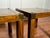 Vintage Campaign Style Solid Parquet Wood & Brass Side Tables, a Pair For Sale - Image 10 of 10