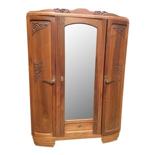 French Art Nouveau Armoire For Sale
