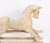Mid-Century French Blond Polychromed Rocking Horse, 1940s For Sale - Image 4 of 13