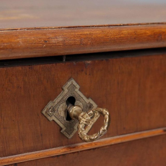 Antique Walnut Worktable with Drawer, Italy, 19th Century For Sale - Image 5 of 11