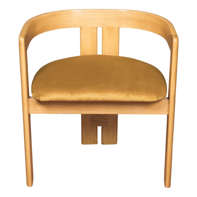 Pigreco Chairs in Bent Wood and Upholstered Fabric by Afra and Tobia Scarpa for Gavina, 1960s, Set of 6 For Sale