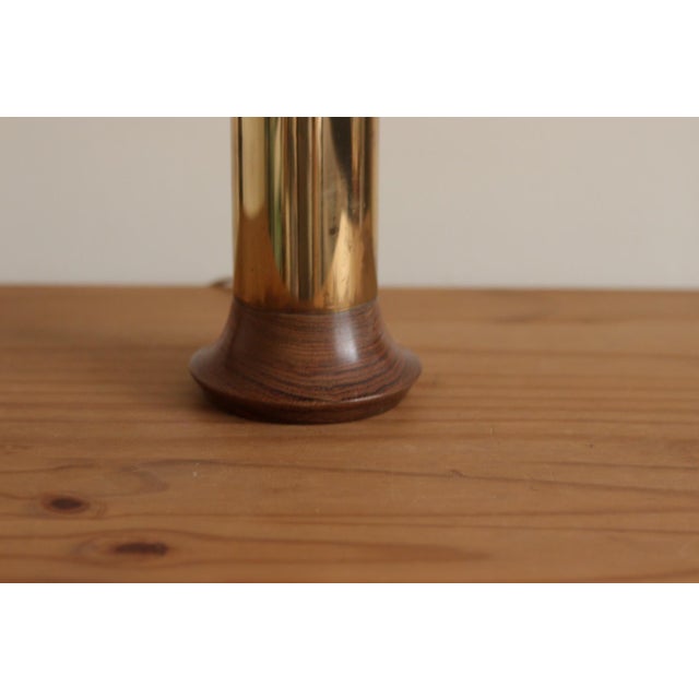 Large Vintage Brass Table Lamp For Sale - Image 9 of 18