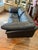 Mid-Century Modern Scandinavian Midcentury Modern Black Leather Sofa by Stouby For Sale - Image 3 of 17