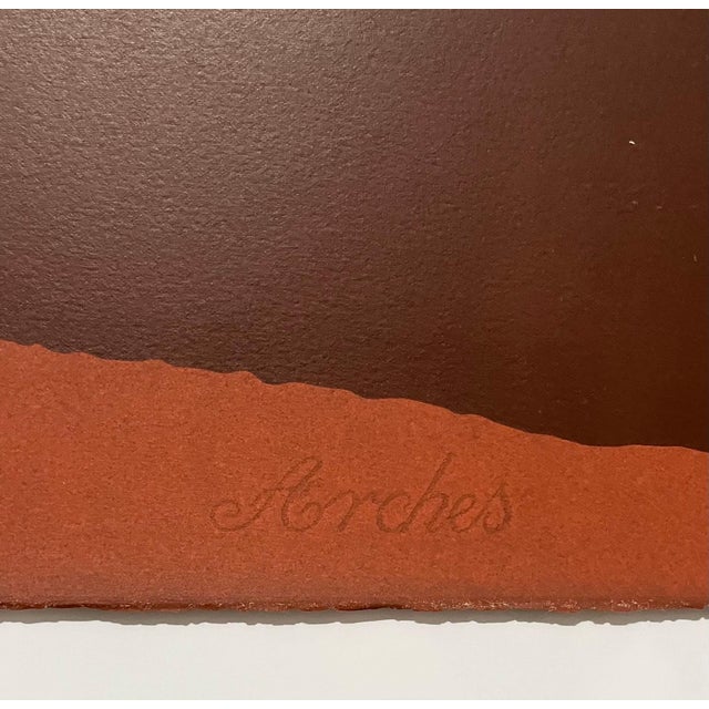 Abstract Expressionism Edward Avedisian, Mod Abstract Expressionist Modernist Lithograph Edward Avedisian Color Field Art, 1969 For Sale - Image 3 of 6