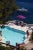 Pellicano Pool 1969 by Slim Aarons Slim Aarons Limited Estate Edition Guests around the pool at the Hotel Il Pellicano at...