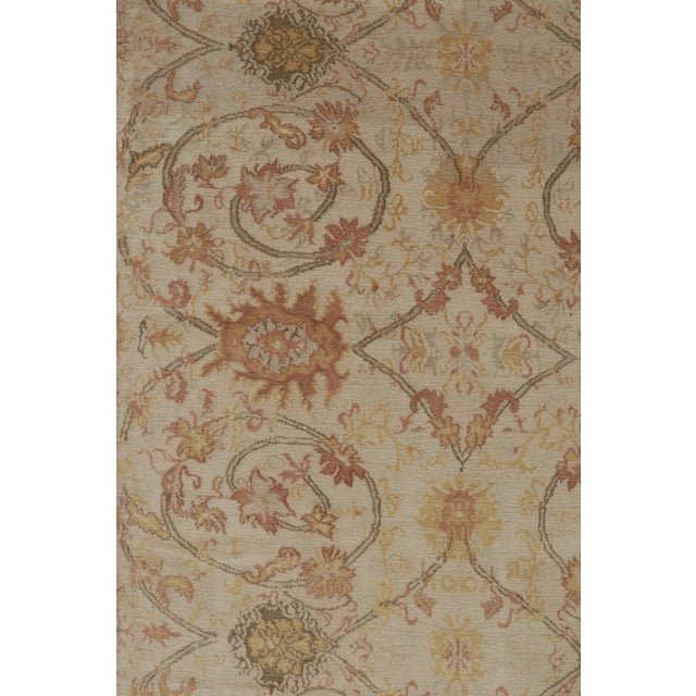 2010s Rug & Kilim’s Sultanabad Style Rug in Cream With Floral Patterns For Sale - Image 9 of 10