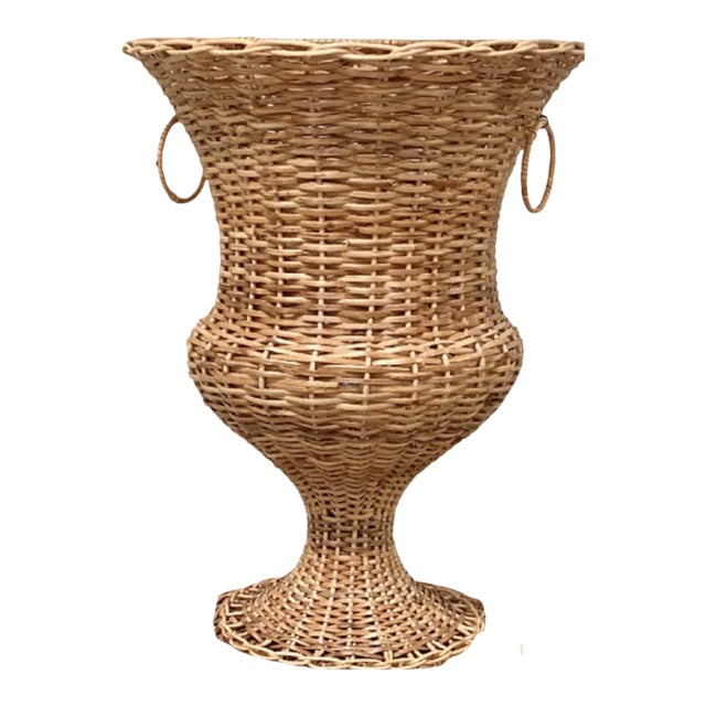 Large Wicker Urn For Sale