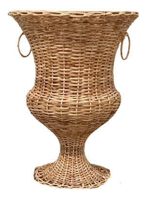 Large Wicker Urn