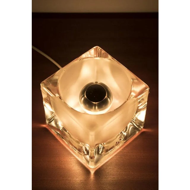 Glass Table Lamp from Putzler For Sale - Image 4 of 10