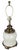 Hollywood Regency 1970s Morris Greenspan Hollywood Regency White Ceramic & Brass Table Lamp For Sale - Image 3 of 10