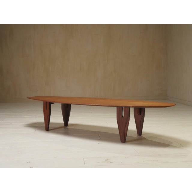 1960s Mid-Century Danish Surfboard Coffee Table, 1960 For Sale - Image 5 of 8