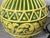 Large Yellow Tin Glazed Earthen Ware Pot on Stand For Sale - Image 4 of 11
