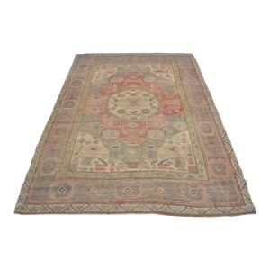Floral Antique Oushak Carpet
