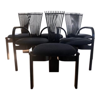 Danish Modern Torstein Nilsen for Westnofa Dining Chairs, 1970 - Set of 6 For Sale