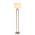 Contemporary Italian Sculptural Aldebaran Floor Lamp in Burnished Brass-Effect Metal For Sale - Image 3 of 6