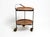 1950s Mid-Century Modern Folding Serving Trolley with Removable Teak Pagwood Trays, 1950s For Sale - Image 5 of 18