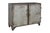 Authentic vintage British Colonial metal document cabinet featuring sturdy steel construction with a weathered patina that...