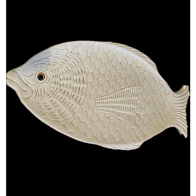 Large Fitz & Floyd Fish Platter For Sale - Image 9 of 11
