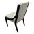 Gorgeous Exposed Leg Dining Chair Seat Fabric O&L Fabric NCF 4323-03 Wood Walnut Finish: Carbon