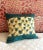 Teal 20” X 20” LuLu Dk Linen Bird Print in Teal and Yellow Pillow Covers - a Pair For Sale - Image 8 of 9