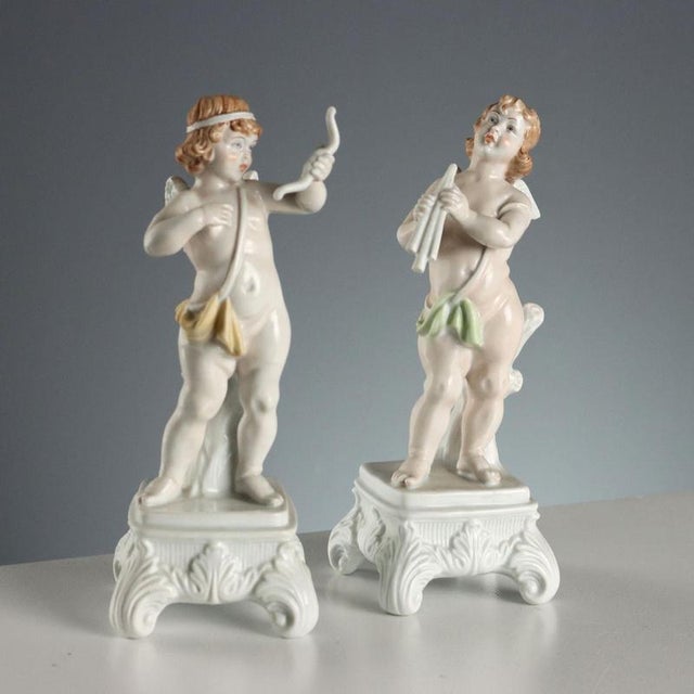 Capodimonte Porcelain Figurines, Set of 5 For Sale - Image 5 of 13
