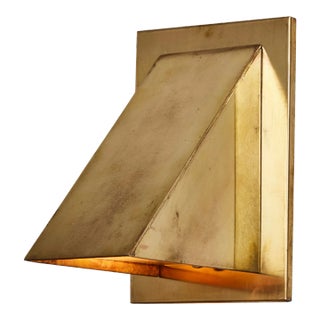 Jonas Bohlin 'Oxid' Raw Brass Outdoor Wall Light for Örsjö For Sale