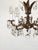 Vintage Overflowing Dark Patina Ornate Bronze Cut Lead Glass Crystal Chandelier For Sale - Image 17 of 17