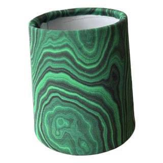 Malachite Print Chandelier Shade For Sale