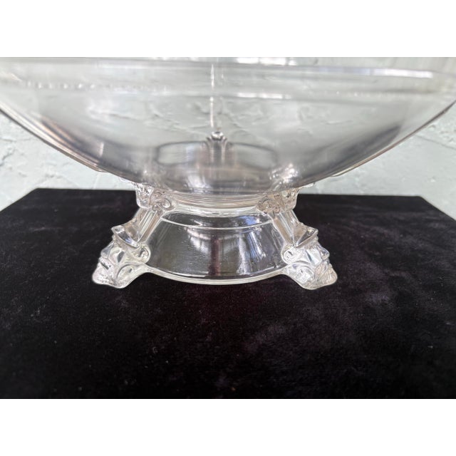 Antique j.h. Hobbs Figural Pressed Glass Covered Compote Candy Dish For Sale In Orlando - Image 6 of 12