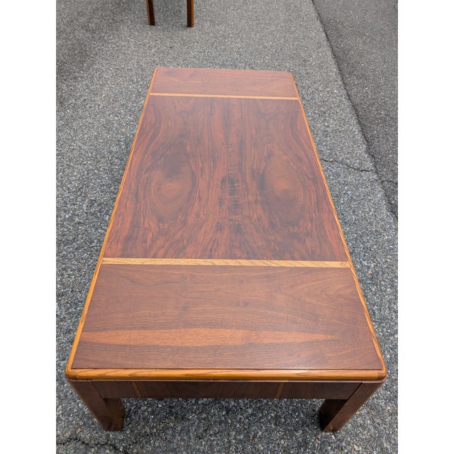 Brown Mid 20th Century Lane Rhythm Coffee Table For Sale - Image 8 of 14