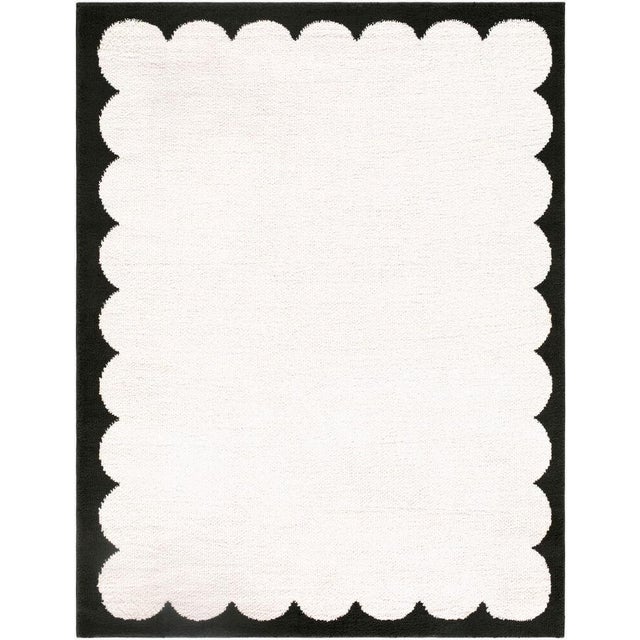 Fossay Shag Machine Woven Rug Ivory 8x10 For Sale - Image 4 of 4