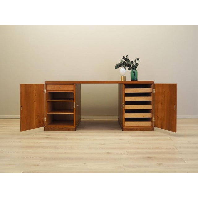 Danish Cherry Desk, 1960s For Sale - Image 4 of 18