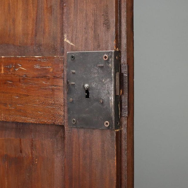 Wood Baroque Style Wardrobe in Walnut-Stained Beech For Sale - Image 7 of 13