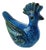 Mid-Century Rimini Blue Bird Sculpture attributed to Aldo Londi for Bitossi, Italy, 1960s For Sale