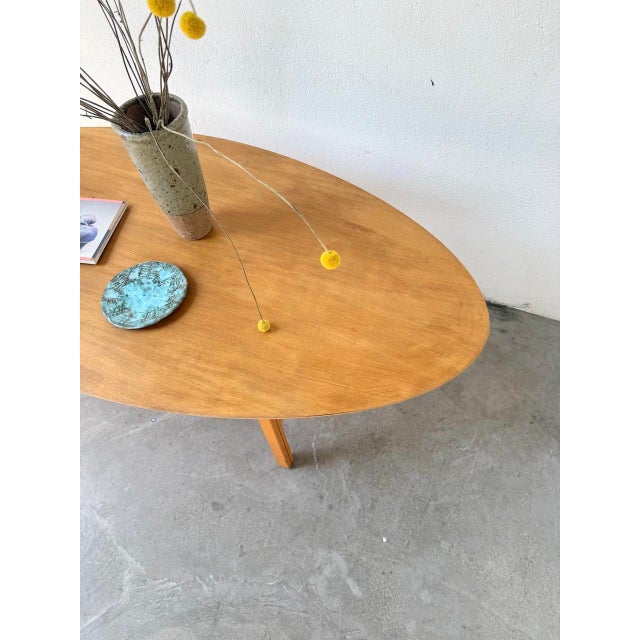 Oval Coffee Table Beech by Aalto for Ikea, 1980 For Sale - Image 17 of 18
