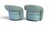 Signed Weiman Targa Swivel Chairs, a Pair For Sale - Image 11 of 17