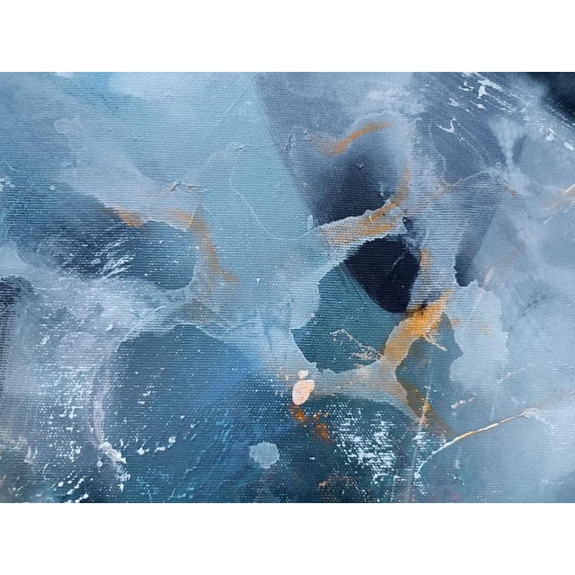 Textile Ovidiu Kloska, Between the Orchid Petal, Mixed on Canvas For Sale - Image 7 of 12