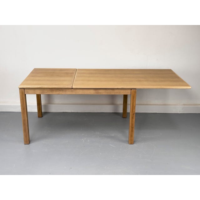 Wood Extendable Oak Dining Table, 1970s For Sale - Image 7 of 18
