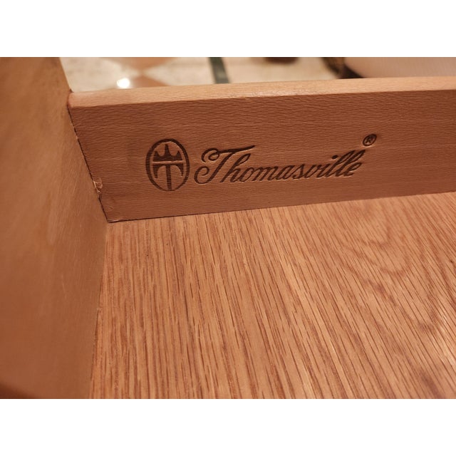 Thomasville Inlay Drop-Leaf Pembroke End Table For Sale - Image 11 of 11