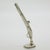 Vintage Italian Handmade Genuine Silver Rifle Figurine on Pedestal, Italy, 1970s For Sale - Image 4 of 10