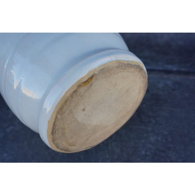 White 1930s Rare Bauer Matt Carlton Tall Vase in White For Sale - Image 8 of 8