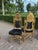 c.1900 Italian Rococo Gold Beech Velvet Dining Chairs - Set of 8 Pc For Sale - Image 6 of 18