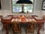 Hand-Carved Solid Mesquite Wood Dining Table For Sale - Image 10 of 10
