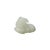 This exquisitely carved white stone pendant depicts a recumbent horse in a restful, folded pose, showcasing smooth,...