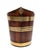 Metal Antique Dutch Georgian Mahogany Brass-Bound Peat Bucket, 1830s For Sale - Image 7 of 11