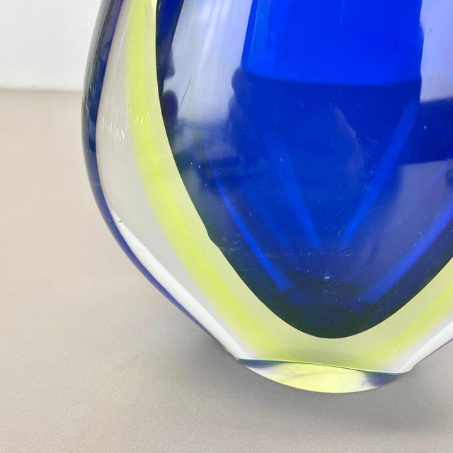 Sommerso Glass Vase by Flavio Poli for Seguso, 1970 For Sale - Image 15 of 18