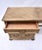 Brown Vintage Chevron Pencil Reed Writing Desk With Brass Hardware, Usa For Sale - Image 8 of 12