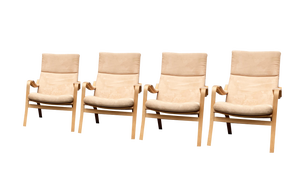 Vintage Danish Lounge Easy Chairs from Skalma, Set of 4